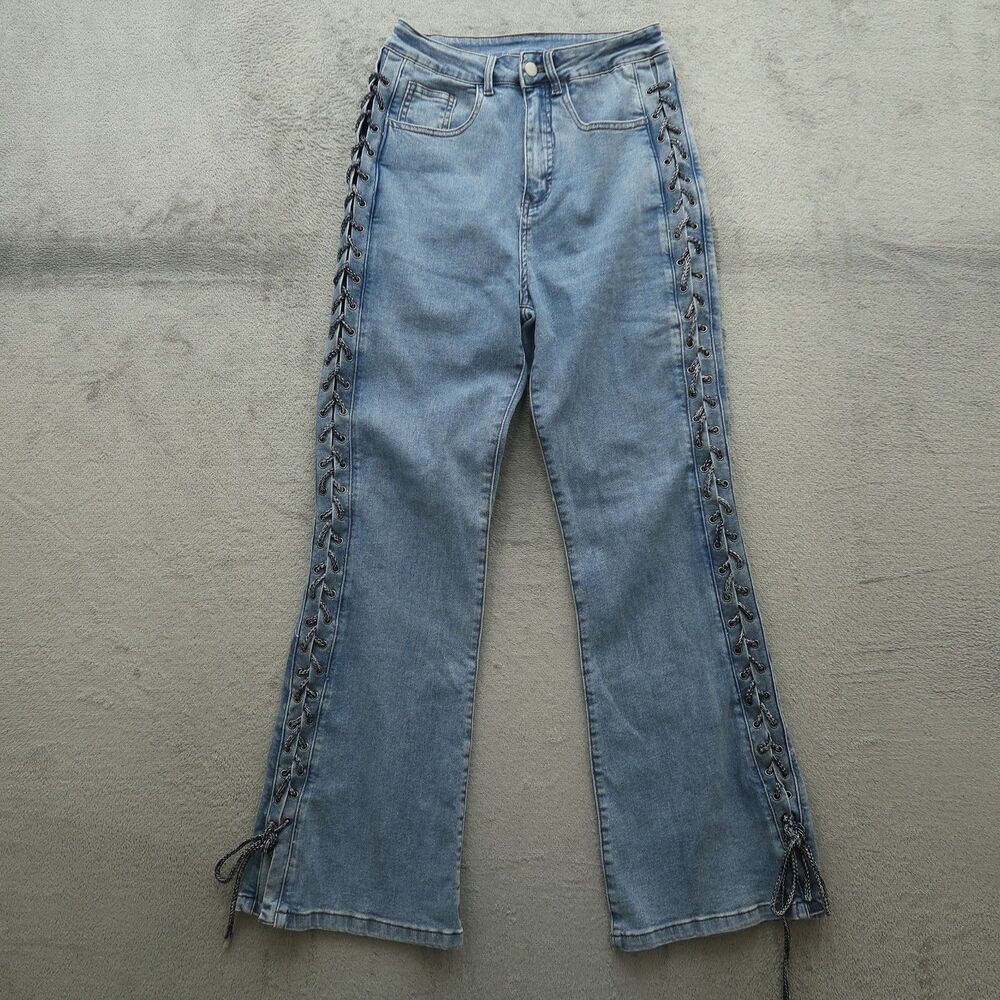ANEWSTA By: Shein  Jeans Women's Size S High-Rise Flare Denim 31" Inseam NWOT